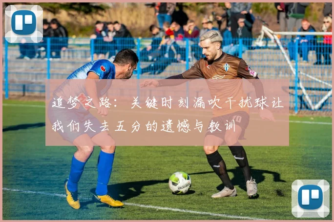 追梦之路：关键时刻漏吹干扰球让我们失去五分的遗憾与教训